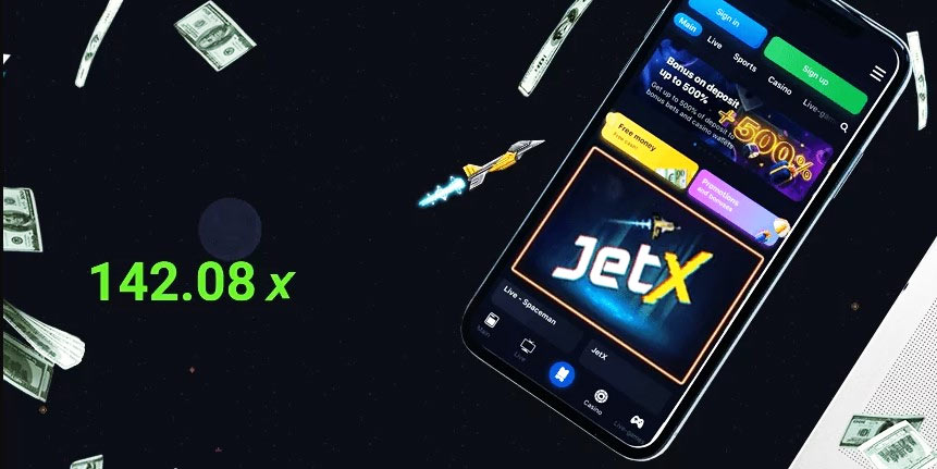 JetX game includes exciting multipliers and real-time round tracking.
