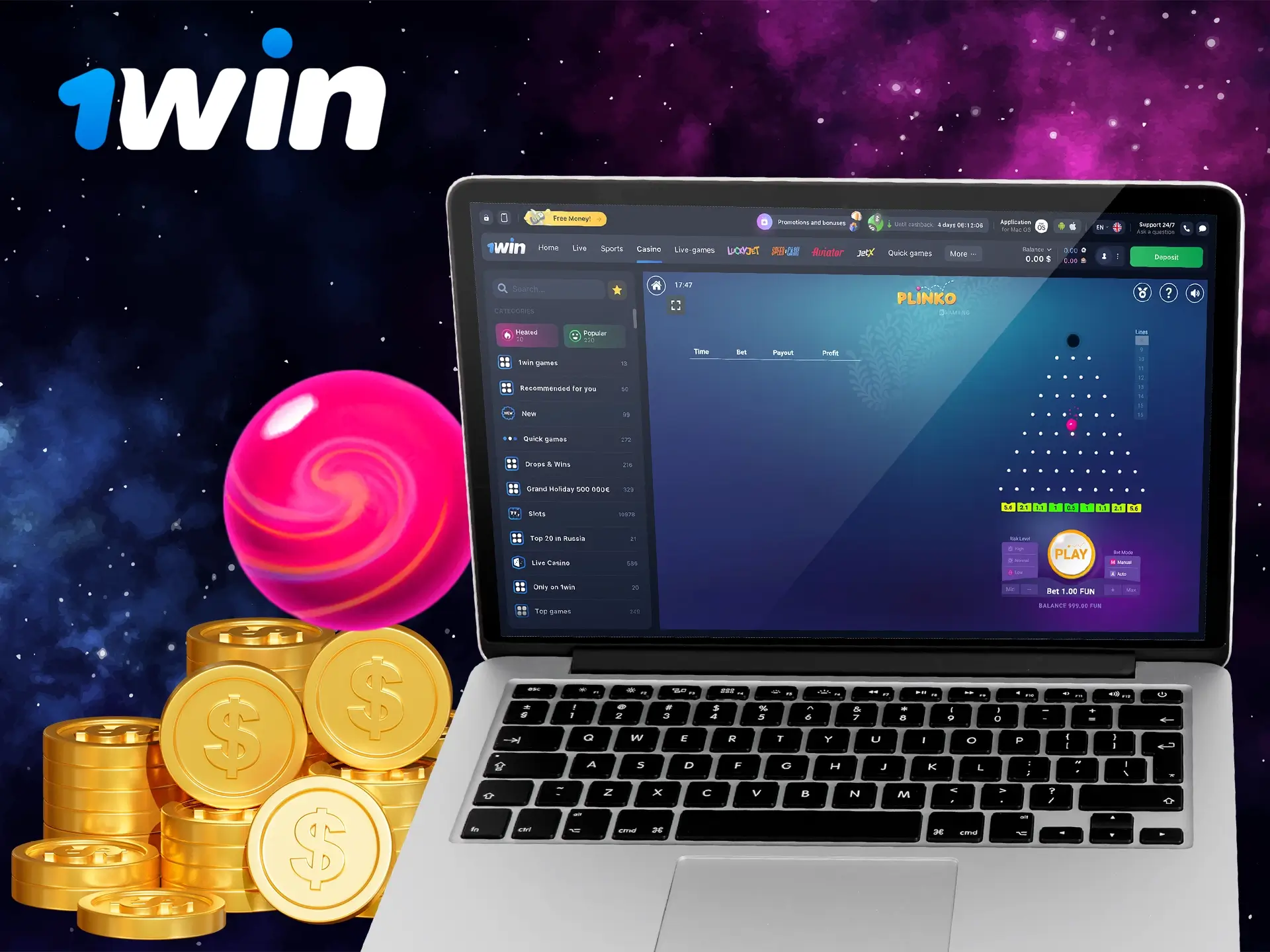 JetX game includes exciting multipliers and real-time round tracking.